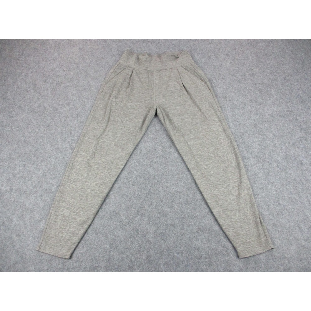Vuori Pants Womens Small Gray Jogger Heather High Waist Yoga Activewear Pockets